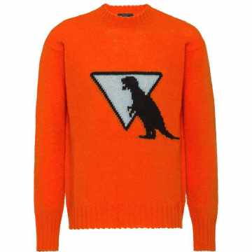 Shetland wool crew-neck sweater