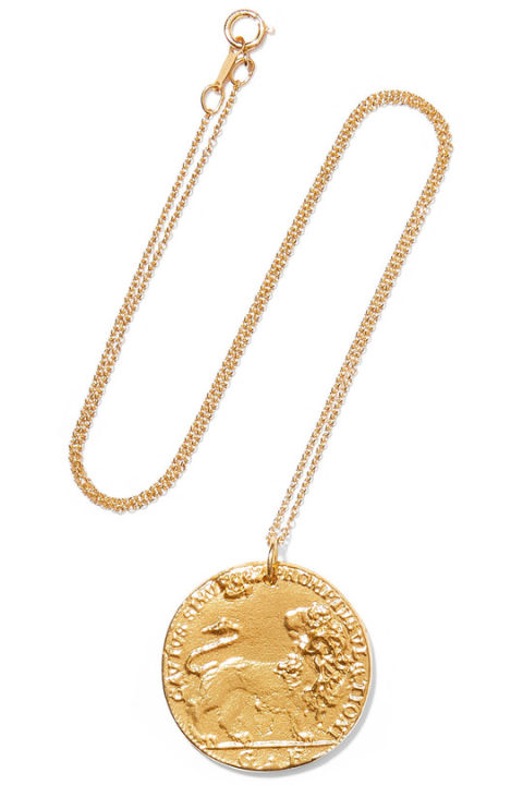 Il Leone Medallion 镀金项链展示图