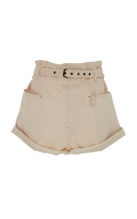 Ike Belted Cotton Shorts展示图