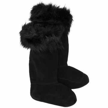 faux fur snow boots