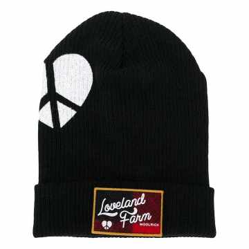Woolrich x Griffin logo缝饰套头帽