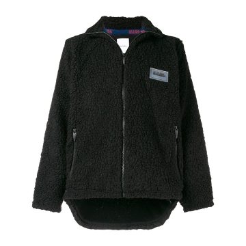 shearling zipped jacket