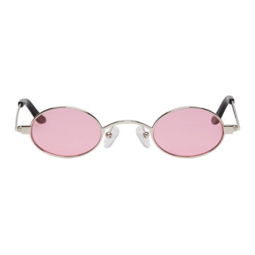 SSENSE Exclusive Silver Doris Sunglasses