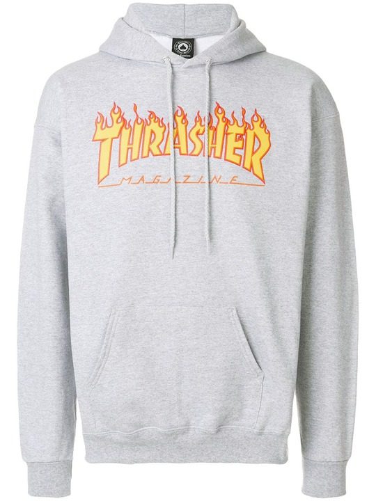 Thrasher flame hoodie展示图