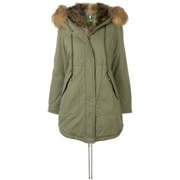hooded parka coat