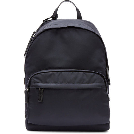 Navy Mountain Fabric Backpack展示图
