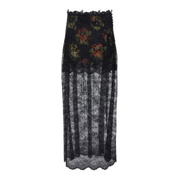 Maxi Length Lace Skirt