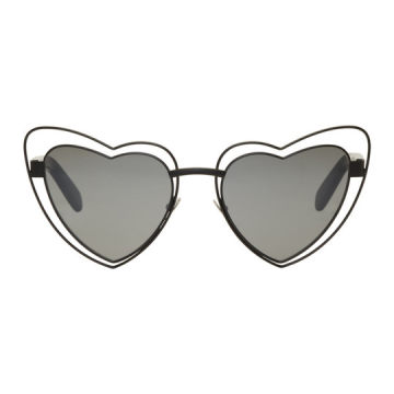 Black SL 197 Lou Lou Cut-Out Sunglasses