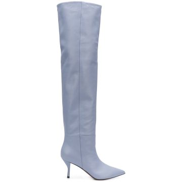over knee heeled boots