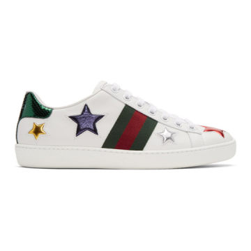 White Stars Ace Sneakers