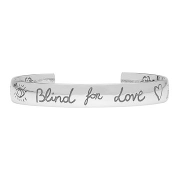 Silver 'Blind For Love' Bracelet