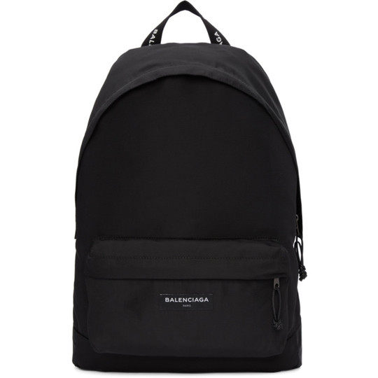 Black Nylon Explorer Backpack展示图