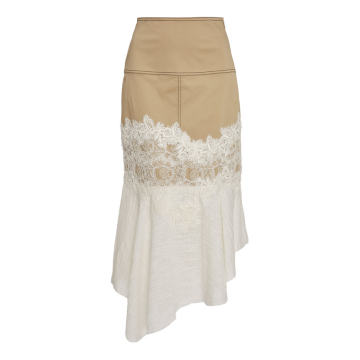Beretti Cotton Midi Skirt