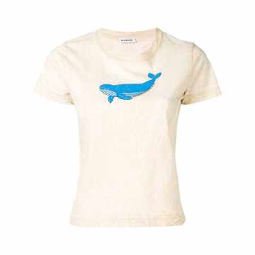 Endangered Whale印花T恤