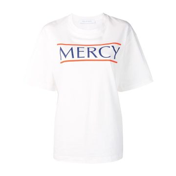 mercy印花T恤