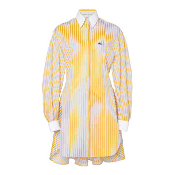 Collared Striped Cotton Top