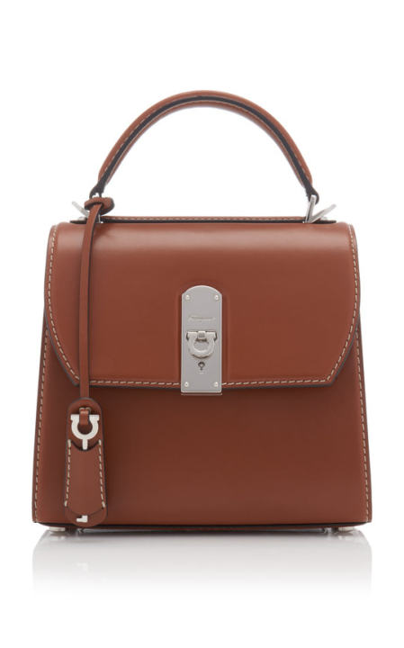 Boxyz Medium Leather Top Handle Bag展示图