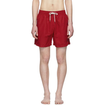 红色 Traveler 泳裤