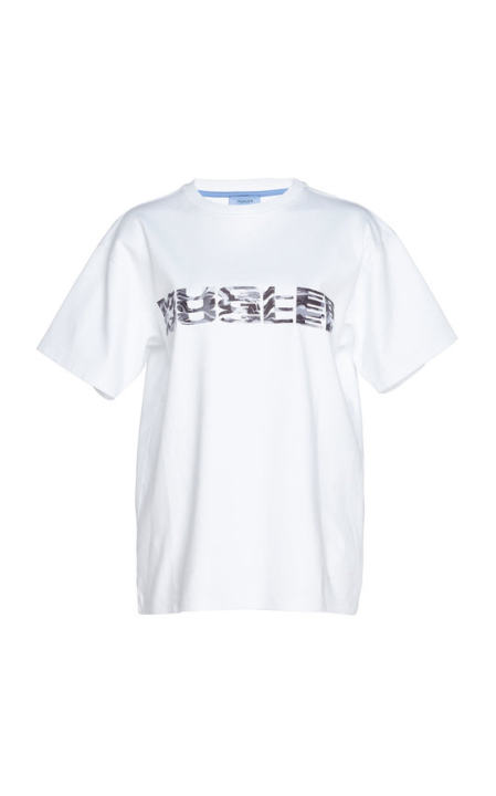 Mugler Cotton Logo T-Shirt展示图