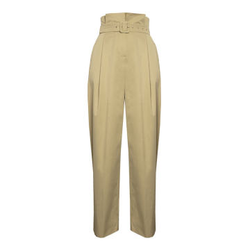 Wednesday Cotton High-Rise Pants