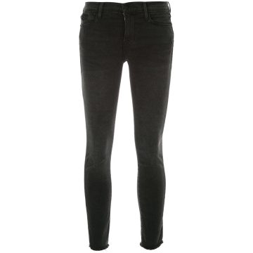 low rise skinny cropped jeans