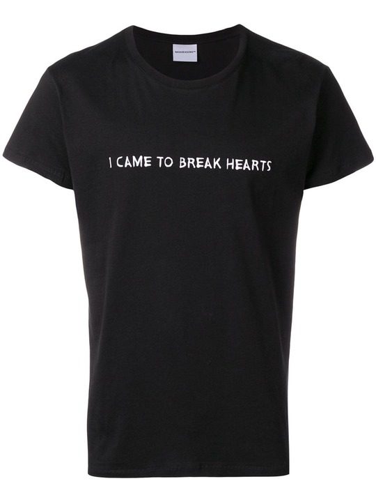 I came to break hearts字样刺绣T恤展示图