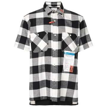 check shirt with layer