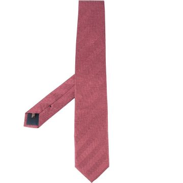 plain textured tie