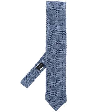 编织设计波点领带