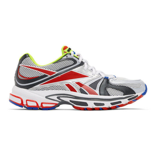 灰色 & 红色 Reebok 版 Spike Runner 200 运动鞋展示图