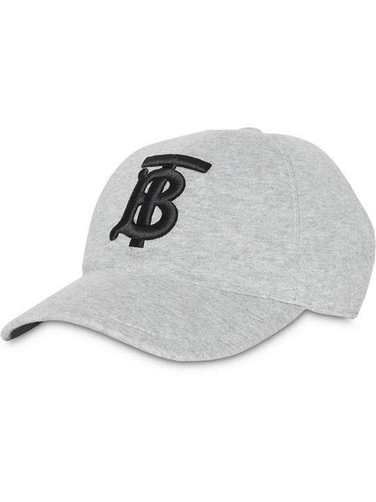 灰色平针徽标棒球帽展示图