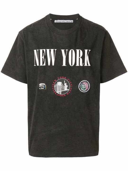 纽约印花超大款T恤展示图