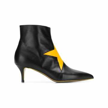 ankle boots with star patch