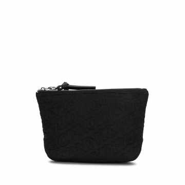 HOH logo embroidered clutch bag