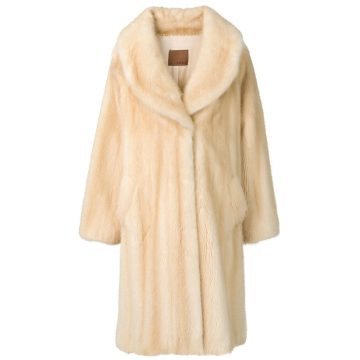 Tini wide-lapelled fur coat
