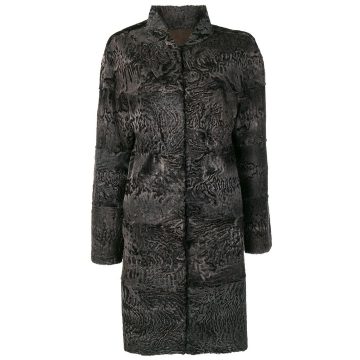 Beatrice fur trimmed coat