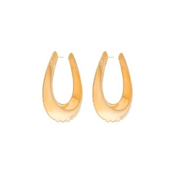 buckle hoop earrings