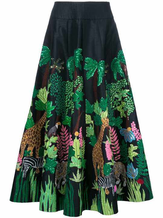 Safari长款半身裙展示图