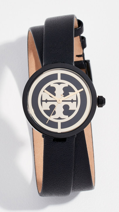 Reva 皮革手表，28 毫米展示图