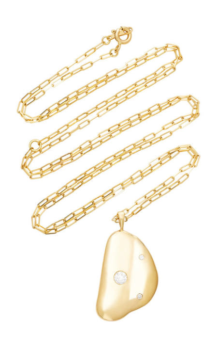 18K Gold Diamond Necklace展示图