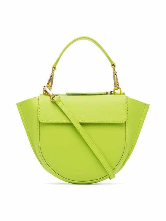 Green Mini Hortensia leather bag展示图