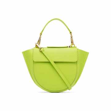 Green Mini Hortensia leather bag