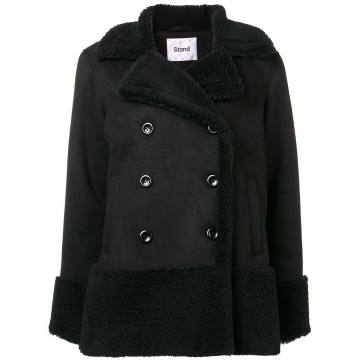 buttoned short coat