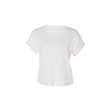 Rolled Sleeve Cotton Tee