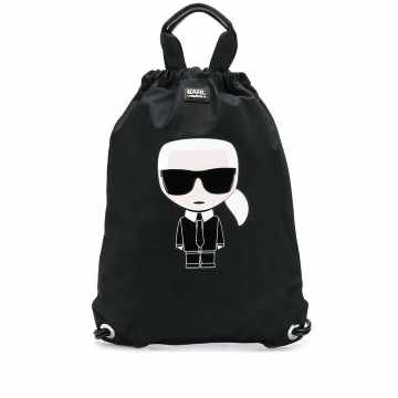 K/Ikonik nylon flat backpack