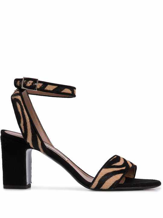 Leticia zebra-print sandals展示图