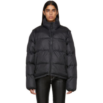 Black Synthesis Puffer Jacket