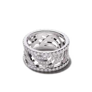 Aria 18k白金钻石镶嵌戒指