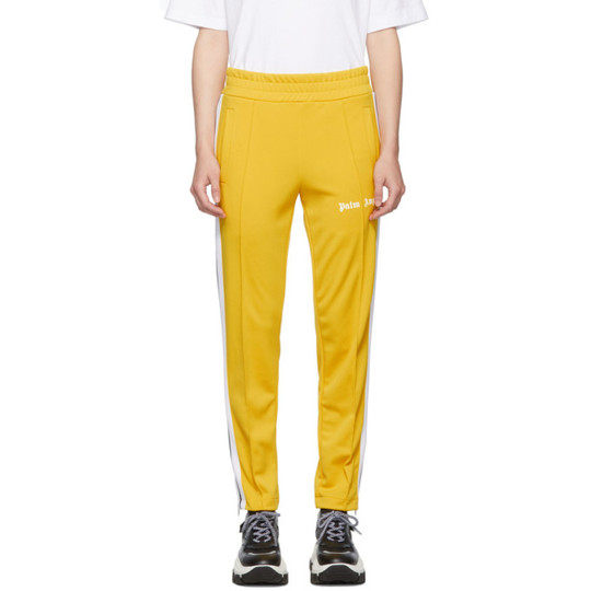 黄色 & 白色修身运动裤展示图