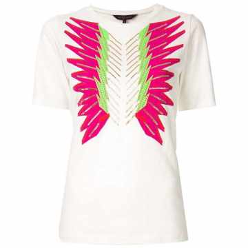 crystal embroidered T-shirt